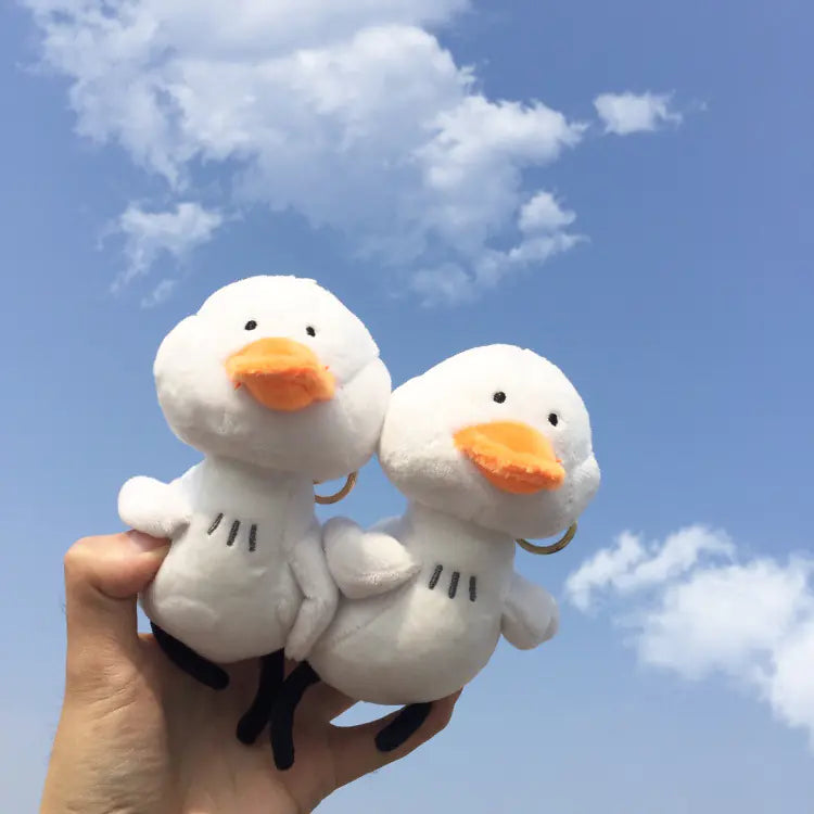 Charming Plush Duck Keyring & Bag Charm