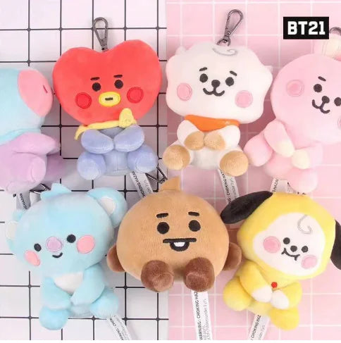 Charming Plush Keyring Charm