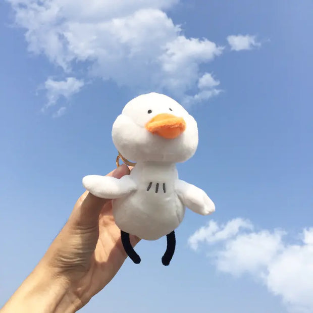Charming Plush Duck Keyring & Bag Charm